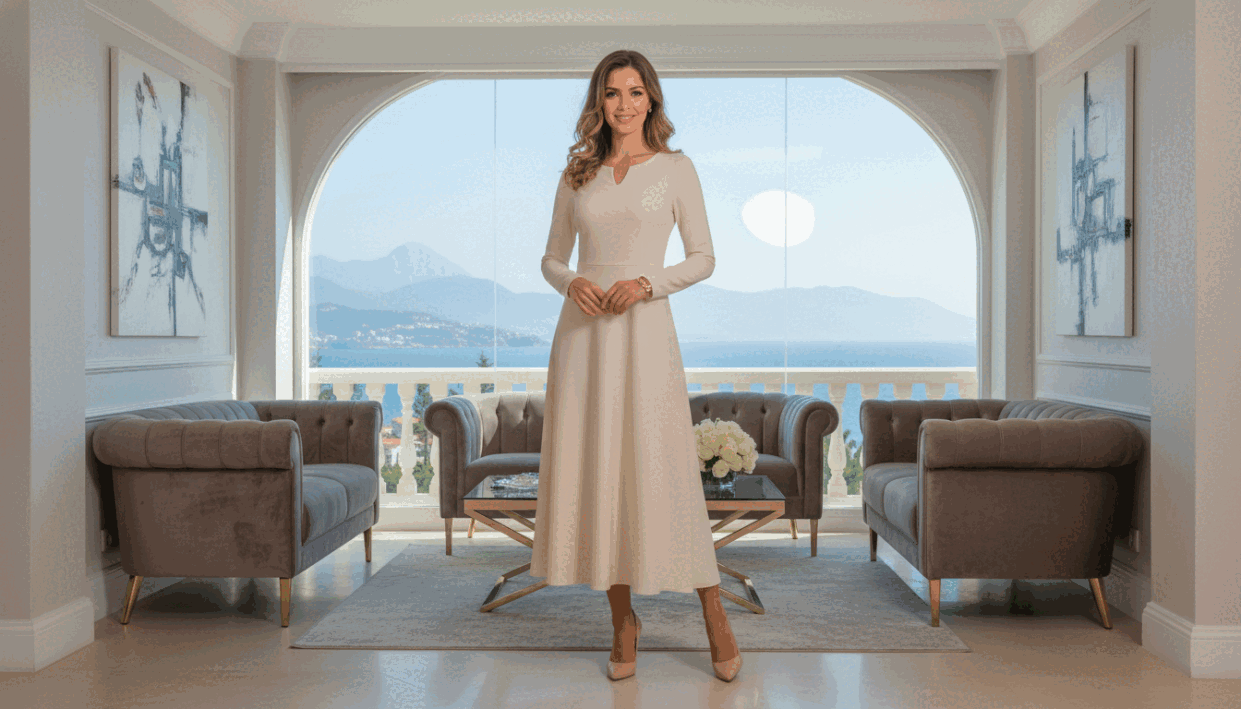 A professional-looking female escort in elegant yet modest attire, standing confidently in a chic, upscale setting that reflects the vibrant atmosphere of Alanya. In the foreground, she is posed gracefully, with a warm smile, exuding professionalism and approachability. The middle ground features elements like soft lounge furniture and tasteful decor that suggests a premium service experience. The background captures hints of Alanya's beautiful coastline, showcasing clear blue skies and the distant silhouette of mountains. Soft, natural lighting highlights the scene, creating an inviting and sophisticated mood. Overall, the scene embodies the essence of "alanya escort," emphasizing quality and elegance in personal services, without any inappropriate elements. A professional-looking female escort in elegant yet modest attire, standing confidently in a chic, upscale setting that reflects the vibrant atmosphere of Alanya. In the foreground, she is posed gracefully, with a warm smile, exuding professionalism and approachability. The middle ground features elements like soft lounge furniture and tasteful decor that suggests a premium service experience. The background captures hints of Alanya's beautiful coastline, showcasing clear blue skies and the distant silhouette of mountains. Soft, natural lighting highlights the scene, creating an inviting and sophisticated mood. Overall, the scene embodies the essence of "alanya escort," emphasizing quality and elegance in personal services, without any inappropriate elements.