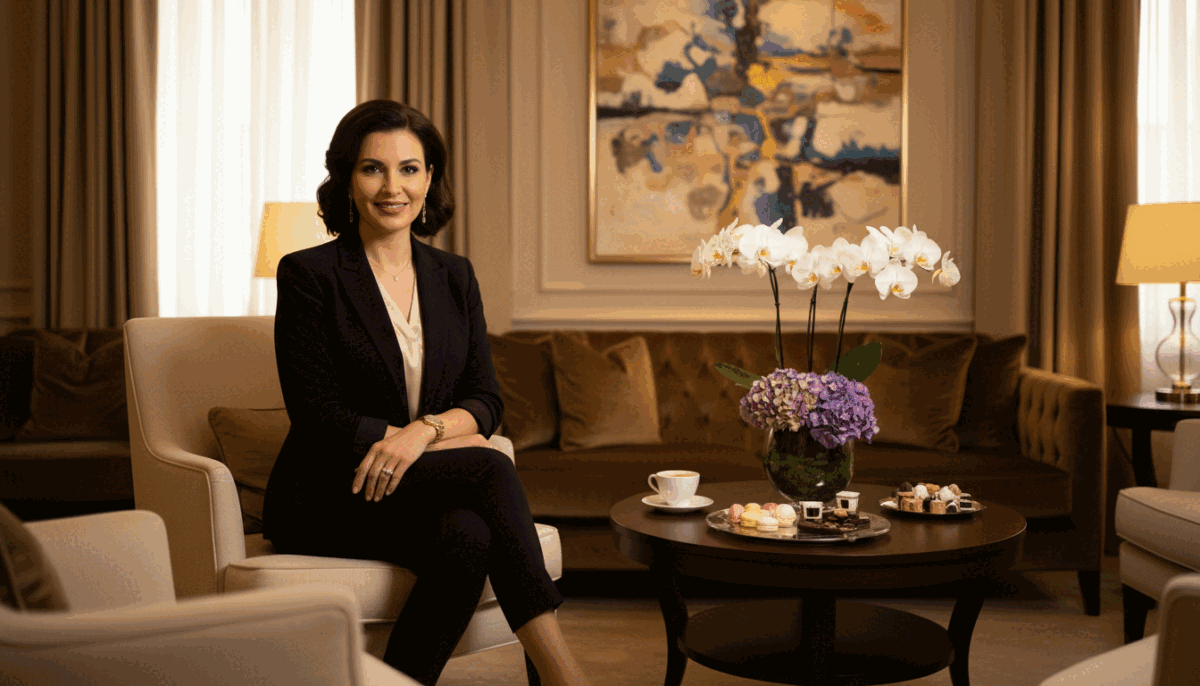 A luxurious scene depicting the essence of "mahmutlar escort alina" services, showcasing a well-appointed, tastefully decorated lounge. In the foreground, a professional-looking woman in smart business attire is seated elegantly, exuding confidence and warmth, ready to provide high-end escort services. In the middle ground, a stylish coffee table adorned with a beautifully arranged bouquet of flowers and gourmet refreshments adds to the ambiance. The background features soft, ambient lighting that creates a welcoming atmosphere, with lush curtains and tasteful art on the walls. The image captures a mood of sophistication and exclusivity, emphasizing the advantages of VIP services. The overall composition is balanced, with a warm color palette that enhances the inviting aesthetic. A luxurious scene depicting the essence of "mahmutlar escort alina" services, showcasing a well-appointed, tastefully decorated lounge. In the foreground, a professional-looking woman in smart business attire is seated elegantly, exuding confidence and warmth, ready to provide high-end escort services. In the middle ground, a stylish coffee table adorned with a beautifully arranged bouquet of flowers and gourmet refreshments adds to the ambiance. The background features soft, ambient lighting that creates a welcoming atmosphere, with lush curtains and tasteful art on the walls. The image captures a mood of sophistication and exclusivity, emphasizing the advantages of VIP services. The overall composition is balanced, with a warm color palette that enhances the inviting aesthetic.
