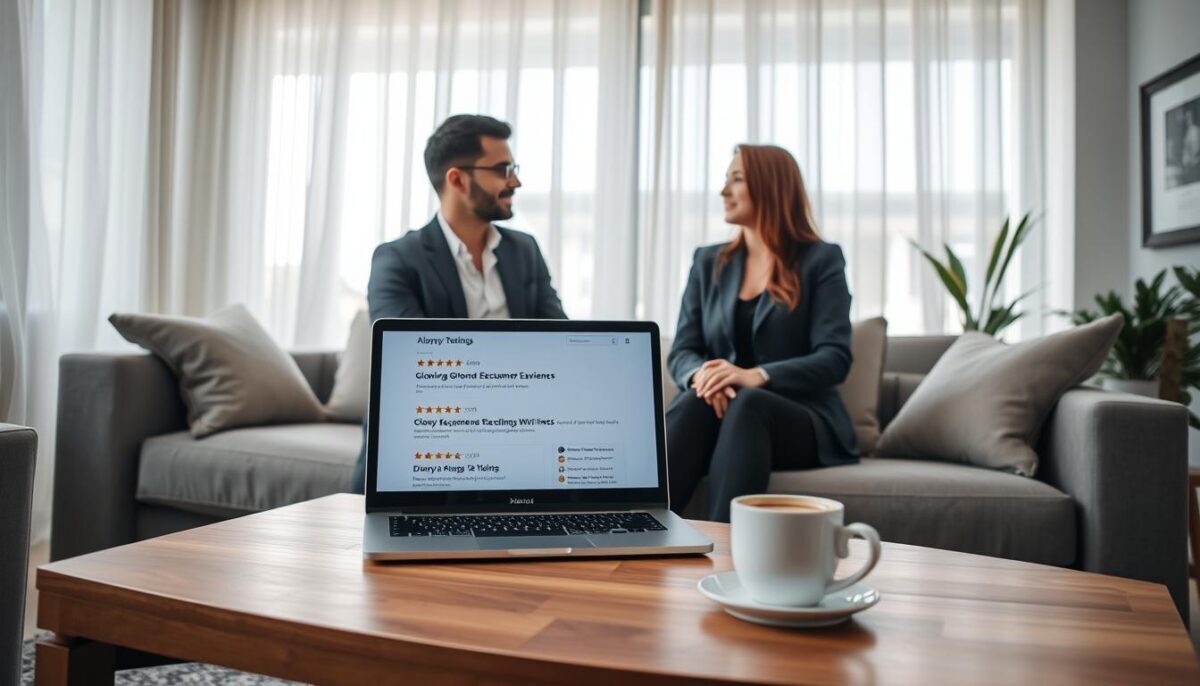 A modern and elegant living room setting designed for a thoughtful conversation about customer experiences. In the foreground, a stylish wooden coffee table displays a laptop showing glowing reviews and ratings, alongside a steaming cup of coffee. The middle section features two well-dressed individuals in professional business attire, appearing engaged in discussion, conveying satisfaction and professionalism. The background highlights a softly lit window with sheer curtains, allowing natural light to filter in, creating a warm and inviting atmosphere. Add subtle decorative elements like potted plants and tasteful artwork. The mood is upbeat and informative, reflecting positive customer feedback and memorable experiences. The brand "Alanya escort yaz tatili" is subtly infused into the decor. Aim for a cozy yet polished vibe, suitable for a VIP customer support theme. A modern and elegant living room setting designed for a thoughtful conversation about customer experiences. In the foreground, a stylish wooden coffee table displays a laptop showing glowing reviews and ratings, alongside a steaming cup of coffee. The middle section features two well-dressed individuals in professional business attire, appearing engaged in discussion, conveying satisfaction and professionalism. The background highlights a softly lit window with sheer curtains, allowing natural light to filter in, creating a warm and inviting atmosphere. Add subtle decorative elements like potted plants and tasteful artwork. The mood is upbeat and informative, reflecting positive customer feedback and memorable experiences. The brand "Alanya escort yaz tatili" is subtly infused into the decor. Aim for a cozy yet polished vibe, suitable for a VIP customer support theme.