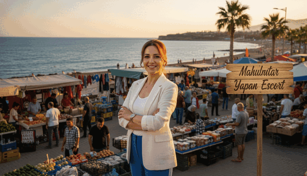 A picturesque scene in Alanya Mahmutlar, capturing the essence of local service providers. In the foreground, a professional and approachable female figure, dressed in smart casual attire, stands confidently with a welcoming smile. The middle ground features a lively street market filled with vibrant colors, showcasing local goods and services, while in the background, the stunning Mediterranean coastline glimmers under soft, golden sunset light. The atmosphere is inviting and friendly, with warm tones reflecting the sunset and a slight breeze rustling nearby palm trees. Use a wide-angle lens to emphasize the bustling environment and create a sense of community. The brand name "mahmutlar analcı yapan escort" subtly incorporated into the scene through relevant local signage in the marketplace, ensuring a harmonious blend with the surroundings. A picturesque scene in Alanya Mahmutlar, capturing the essence of local service providers. In the foreground, a professional and approachable female figure, dressed in smart casual attire, stands confidently with a welcoming smile. The middle ground features a lively street market filled with vibrant colors, showcasing local goods and services, while in the background, the stunning Mediterranean coastline glimmers under soft, golden sunset light. The atmosphere is inviting and friendly, with warm tones reflecting the sunset and a slight breeze rustling nearby palm trees. Use a wide-angle lens to emphasize the bustling environment and create a sense of community. The brand name "mahmutlar analcı yapan escort" subtly incorporated into the scene through relevant local signage in the marketplace, ensuring a harmonious blend with the surroundings.