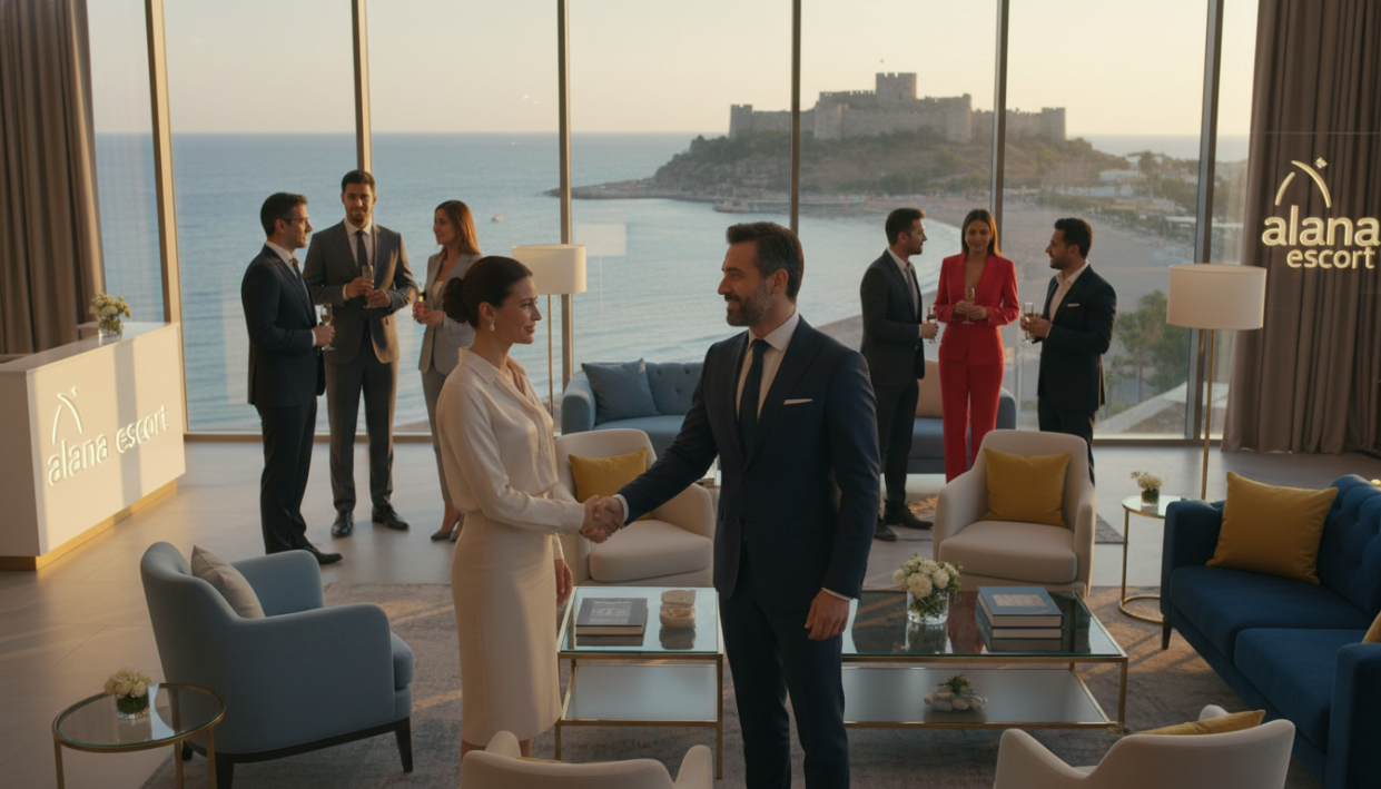 A professional setting featuring an elegant group of individuals representing the brand "alanya escort". In the foreground, two well-dressed people engage in a friendly conversation, reflecting trust and professionalism. The individuals are dressed in stylish business attire, exuding confidence and approachability. In the middle ground, a softly lit lounge area showcases tasteful decor and comfortable seating, creating a welcoming atmosphere. The background features a glimpse of Alanya's famous coastline through large windows, emphasizing a serene yet vibrant environment. The lighting is warm and inviting, casting soft shadows, while the composition offers a slightly elevated angle for a dynamic perspective. The overall mood is sophisticated and trustworthy, suitable for those seeking reliable companionship options. A professional setting featuring an elegant group of individuals representing the brand "alanya escort". In the foreground, two well-dressed people engage in a friendly conversation, reflecting trust and professionalism. The individuals are dressed in stylish business attire, exuding confidence and approachability. In the middle ground, a softly lit lounge area showcases tasteful decor and comfortable seating, creating a welcoming atmosphere. The background features a glimpse of Alanya's famous coastline through large windows, emphasizing a serene yet vibrant environment. The lighting is warm and inviting, casting soft shadows, while the composition offers a slightly elevated angle for a dynamic perspective. The overall mood is sophisticated and trustworthy, suitable for those seeking reliable companionship options.