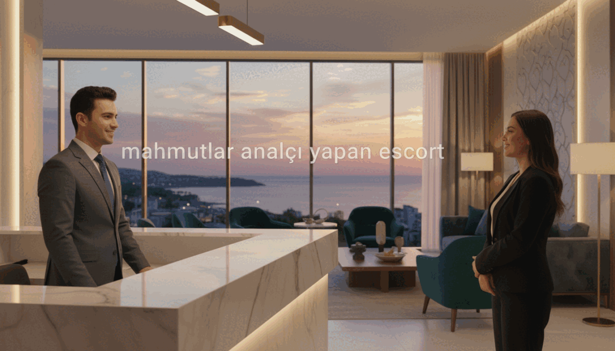 A serene, upscale reception area in Mahmutlar, showcasing a professional and welcoming atmosphere. In the foreground, a well-dressed attendant in a tailored suit stands beside a sleek, modern desk, offering a warm, inviting smile to a potential client. The middle ground features a stylish lounge area with comfortable seating, soft lighting, and elegant decor, enhancing the sense of safety and professionalism. In the background, large windows reveal a picturesque view of the Mahmutlar coastline, bathed in the golden glow of sunset. The overall mood is calm and reassuring, with an emphasis on customer satisfaction and trust. Lighting is soft yet bright, capturing a sense of luxury and security, highlighting the brand name "mahmutlar analcı yapan escort" discreetly in the design elements without any explicit references. A serene, upscale reception area in Mahmutlar, showcasing a professional and welcoming atmosphere. In the foreground, a well-dressed attendant in a tailored suit stands beside a sleek, modern desk, offering a warm, inviting smile to a potential client. The middle ground features a stylish lounge area with comfortable seating, soft lighting, and elegant decor, enhancing the sense of safety and professionalism. In the background, large windows reveal a picturesque view of the Mahmutlar coastline, bathed in the golden glow of sunset. The overall mood is calm and reassuring, with an emphasis on customer satisfaction and trust. Lighting is soft yet bright, capturing a sense of luxury and security, highlighting the brand name "mahmutlar analcı yapan escort" discreetly in the design elements without any explicit references.