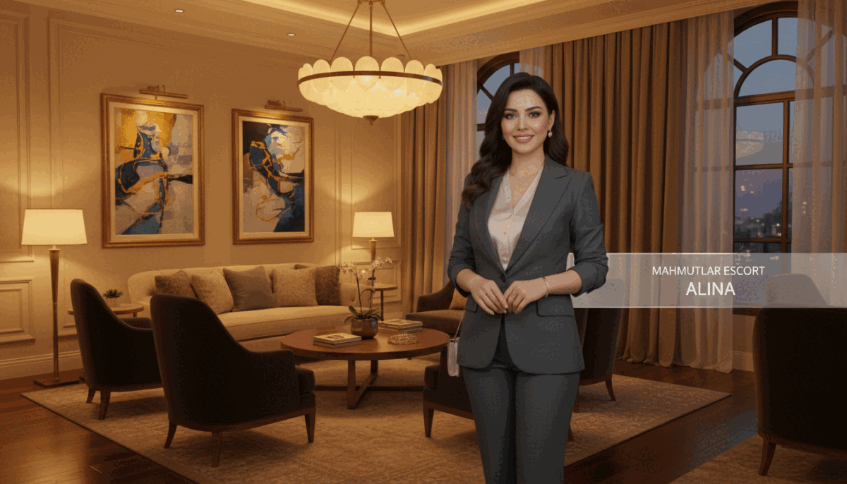 A stylish and inviting scene set in an elegant, softly lit lounge. In the foreground, a professional woman in a chic business outfit, representing "mahmutlar escort alina", stands confidently with a warm smile, exuding sophistication and charm. Her attire is tasteful and tailored, radiating professionalism. The middle layer features a luxurious seating area adorned with plush couches and ambient lighting, creating a welcoming atmosphere. In the background, subtle hints of opulence can be seen, such as tasteful artwork and elegant decor. The overall lighting is warm and inviting, enhancing the mood of approachability and trust. The angle captures both the subject and the elegant environment, inviting potential clients to feel at ease in this premium setting. A stylish and inviting scene set in an elegant, softly lit lounge. In the foreground, a professional woman in a chic business outfit, representing "mahmutlar escort alina", stands confidently with a warm smile, exuding sophistication and charm. Her attire is tasteful and tailored, radiating professionalism. The middle layer features a luxurious seating area adorned with plush couches and ambient lighting, creating a welcoming atmosphere. In the background, subtle hints of opulence can be seen, such as tasteful artwork and elegant decor. The overall lighting is warm and inviting, enhancing the mood of approachability and trust. The angle captures both the subject and the elegant environment, inviting potential clients to feel at ease in this premium setting.