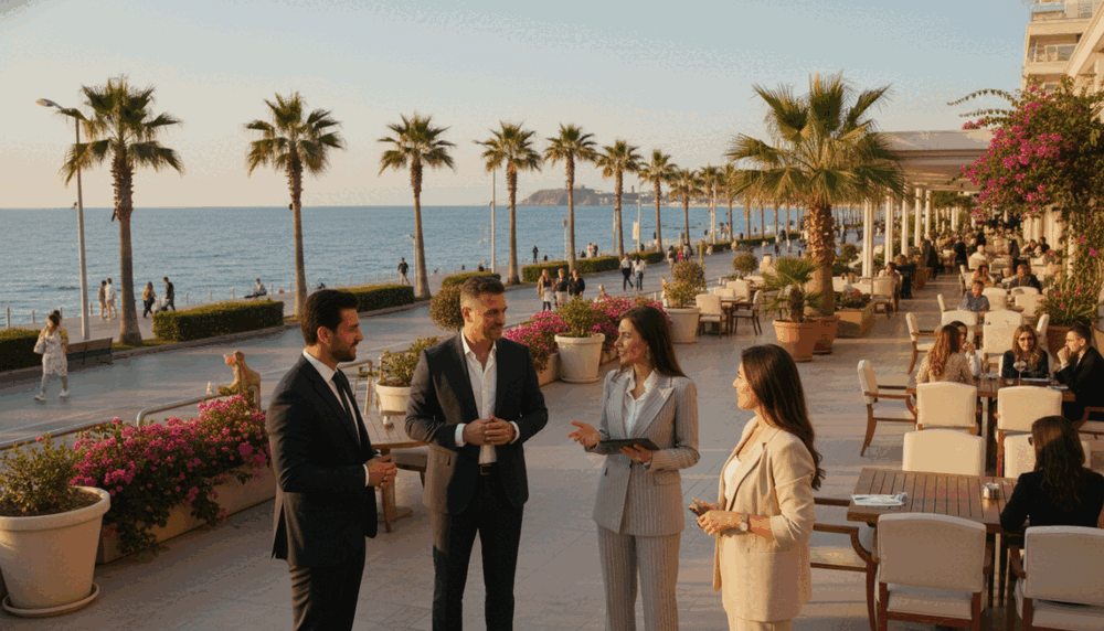 A vibrant and sophisticated scene depicting the advantages of foreign escorts in Mahmutlar, Alanya. In the foreground, a diverse group of elegantly dressed individuals, both men and women, are engaged in a professional yet friendly conversation, showcasing an atmosphere of mutual respect and allure. The middle ground features a luxurious cafe setting with stylish tables and greenery, providing a relaxed ambiance. In the background, the stunning Mediterranean Sea and palm-lined promenade invite a sense of adventure and relaxation. The lighting is warm and inviting, suggesting a golden hour glow. Use a wide-angle lens to capture the breadth of the scene while maintaining focus on the individuals, all dressed in professional business attire, embodying elegance and confidence. This scene represents "mahmutlar analcı yapan escort" in a tasteful and respectful manner, emphasizing class and professionalism. A vibrant and sophisticated scene depicting the advantages of foreign escorts in Mahmutlar, Alanya. In the foreground, a diverse group of elegantly dressed individuals, both men and women, are engaged in a professional yet friendly conversation, showcasing an atmosphere of mutual respect and allure. The middle ground features a luxurious cafe setting with stylish tables and greenery, providing a relaxed ambiance. In the background, the stunning Mediterranean Sea and palm-lined promenade invite a sense of adventure and relaxation. The lighting is warm and inviting, suggesting a golden hour glow. Use a wide-angle lens to capture the breadth of the scene while maintaining focus on the individuals, all dressed in professional business attire, embodying elegance and confidence. This scene represents "mahmutlar analcı yapan escort" in a tasteful and respectful manner, emphasizing class and professionalism.