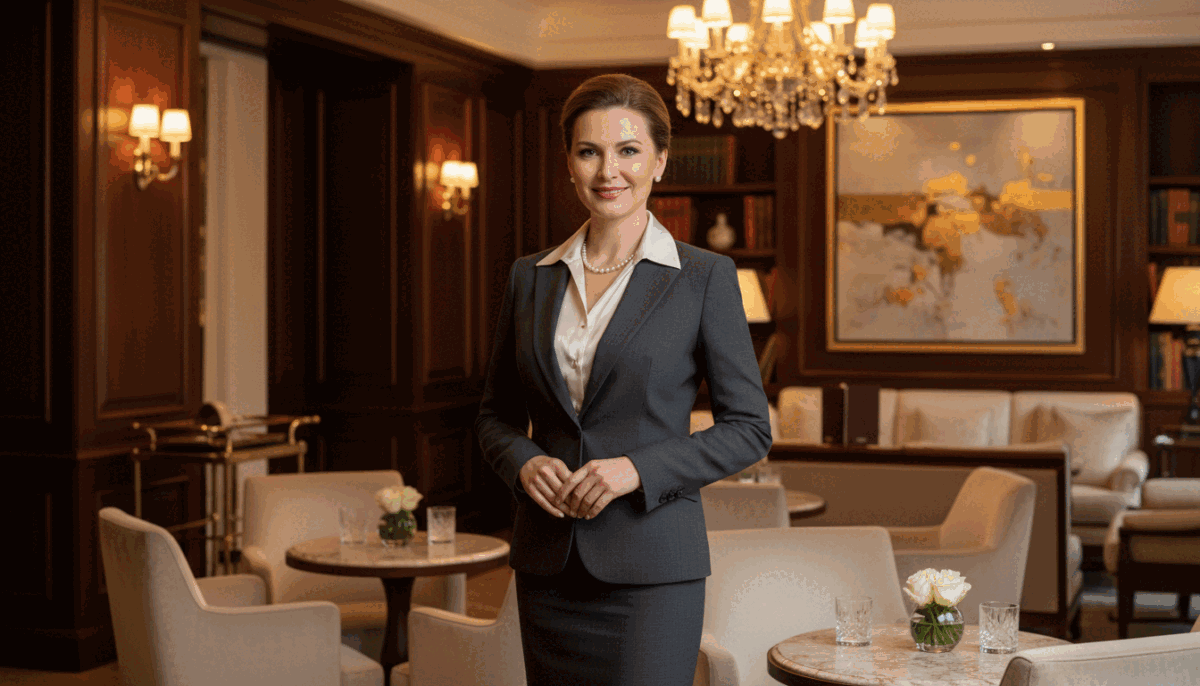 Create an elegant and sophisticated image of a professional female escort in a luxurious setting that reflects the VIP services offered in Mahmutlar. The foreground features a confident, well-dressed woman in professional business attire, exuding grace and charm. She stands with a welcoming posture, showcasing a subtle smile that suggests approachability. In the middle background, display an upscale, tastefully decorated lounge or hotel environment with soft, ambient lighting, plush seating, and elegant decor to emphasize a luxurious atmosphere. The background includes glimpses of stylish furnishings and decorative elements, reinforcing exclusivity and comfort. Aim for a warm, inviting mood that conveys professionalism and class. Ensure the scene is free of distractions or text overlays, focusing solely on the imagery of refined hospitality embodying the essence of "mahmutlar analcı yapan escort." Create an elegant and sophisticated image of a professional female escort in a luxurious setting that reflects the VIP services offered in Mahmutlar. The foreground features a confident, well-dressed woman in professional business attire, exuding grace and charm. She stands with a welcoming posture, showcasing a subtle smile that suggests approachability. In the middle background, display an upscale, tastefully decorated lounge or hotel environment with soft, ambient lighting, plush seating, and elegant decor to emphasize a luxurious atmosphere. The background includes glimpses of stylish furnishings and decorative elements, reinforcing exclusivity and comfort. Aim for a warm, inviting mood that conveys professionalism and class. Ensure the scene is free of distractions or text overlays, focusing solely on the imagery of refined hospitality embodying the essence of "mahmutlar analcı yapan escort."