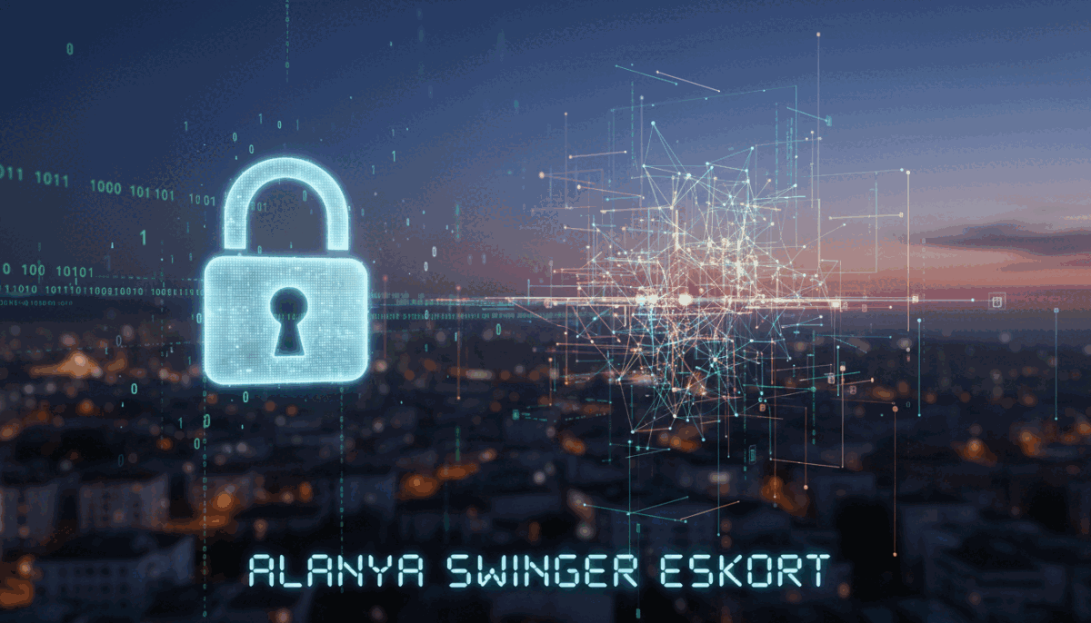 A futuristic digital security concept depicting a secure data environment. In the foreground, a glowing digital lock symbol represents protection of personal data, surrounded by subtle binary code. In the middle, a sophisticated, abstract network of interconnected nodes and circuits illustrates data flow and cybersecurity measures. The background features a soft-focus city skyline of Alanya at dusk, with a gradient of blue and purple hues, giving an atmospheric feel of modernity and technology. Soft, diffused lighting enhances the depth, emphasizing the digital elements while maintaining a professional aesthetic. The overall mood conveys security, trust, and the importance of privacy in the digital age, embodying the essence of "alanya swinger eskort." A futuristic digital security concept depicting a secure data environment. In the foreground, a glowing digital lock symbol represents protection of personal data, surrounded by subtle binary code. In the middle, a sophisticated, abstract network of interconnected nodes and circuits illustrates data flow and cybersecurity measures. The background features a soft-focus city skyline of Alanya at dusk, with a gradient of blue and purple hues, giving an atmospheric feel of modernity and technology. Soft, diffused lighting enhances the depth, emphasizing the digital elements while maintaining a professional aesthetic. The overall mood conveys security, trust, and the importance of privacy in the digital age, embodying the essence of "alanya swinger eskort."