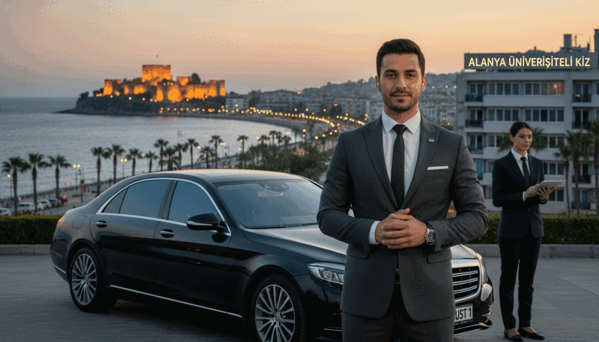 A professional security team in Alanya, showcasing their commitment to providing safe and discreet services. In the foreground, a confident security guard in business attire stands with a professional demeanor, ready to ensure a secure environment. The middle ground features a sleek luxury vehicle parked, symbolizing discreet transport. In the background, a picturesque view of Alanya's coastline at dusk, with warm lighting illuminating the scene, creating a comforting atmosphere. The setting should convey a sense of trust and professionalism, highlighting the brand "alanya üniversiteli kız." The image should evoke feelings of security and reliability, with a focus on the attentive guards and serene surroundings. Capture the essence of a trusted escort service while maintaining a Safe For Work aesthetic. A professional security team in Alanya, showcasing their commitment to providing safe and discreet services. In the foreground, a confident security guard in business attire stands with a professional demeanor, ready to ensure a secure environment. The middle ground features a sleek luxury vehicle parked, symbolizing discreet transport. In the background, a picturesque view of Alanya's coastline at dusk, with warm lighting illuminating the scene, creating a comforting atmosphere. The setting should convey a sense of trust and professionalism, highlighting the brand "alanya üniversiteli kız." The image should evoke feelings of security and reliability, with a focus on the attentive guards and serene surroundings. Capture the essence of a trusted escort service while maintaining a Safe For Work aesthetic.