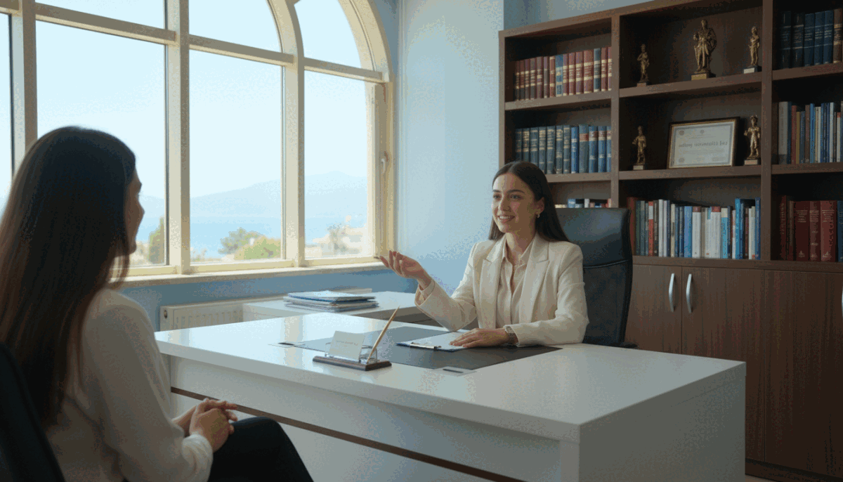A professional setting depicting a serene office space in Alanya, showcasing a well-lit environment that reflects clarity and professionalism. In the foreground, a well-dressed young woman with a confident demeanor is sitting at a desk, engaged in a discussion or consultation. She is wearing smart business attire that conveys competence without being provocative. In the middle ground, a tasteful bookshelf filled with legal books and documents reinforces the theme of professionalism and the regulatory aspect of escort services. The background features large windows that allow natural light to flood the room, creating a warm, inviting atmosphere. The overall mood is one of trust and respect, emphasizing the legal dimensions of escort services in Alanya. Include the brand "alanya üniversiteli kız" subtly integrated into the office decor, such as on a business card or framed document. The image should capture a sense of dignity and professionalism in the service industry. A professional setting depicting a serene office space in Alanya, showcasing a well-lit environment that reflects clarity and professionalism. In the foreground, a well-dressed young woman with a confident demeanor is sitting at a desk, engaged in a discussion or consultation. She is wearing smart business attire that conveys competence without being provocative. In the middle ground, a tasteful bookshelf filled with legal books and documents reinforces the theme of professionalism and the regulatory aspect of escort services. The background features large windows that allow natural light to flood the room, creating a warm, inviting atmosphere. The overall mood is one of trust and respect, emphasizing the legal dimensions of escort services in Alanya. Include the brand "alanya üniversiteli kız" subtly integrated into the office decor, such as on a business card or framed document. The image should capture a sense of dignity and professionalism in the service industry.
