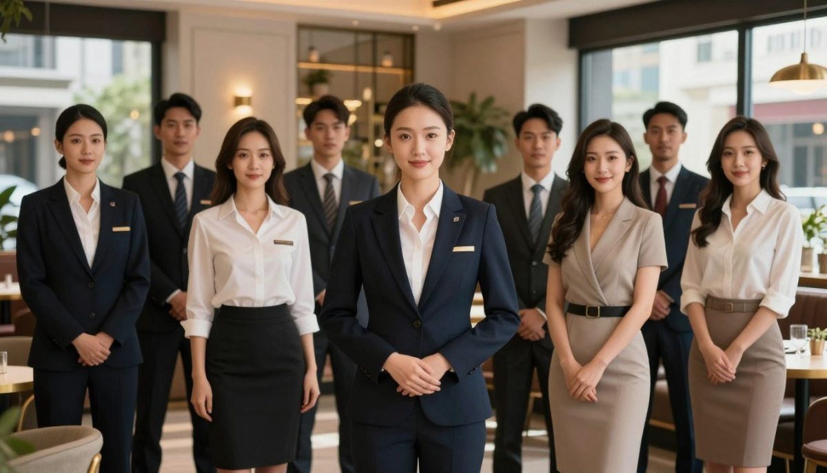 A refined representation of various types of professional escort services in Kestel. In the foreground, a diverse group of elegantly dressed individuals in business attire, showcasing different styles such as formal suits and chic, modest dresses. In the middle ground, a stylish, upscale café setting with tasteful décor that implies sophistication and professionalism. Soft, natural lighting enhances a welcoming atmosphere, with warm tones suggesting comfort and relaxation. The background features subtle hints of Kestel's cityscape, such as stylish buildings and greenery, creating a blend of urban elegance. The overall mood should convey a sense of professionalism, trust, and quality in the escort services offered. A refined representation of various types of professional escort services in Kestel. In the foreground, a diverse group of elegantly dressed individuals in business attire, showcasing different styles such as formal suits and chic, modest dresses. In the middle ground, a stylish, upscale café setting with tasteful décor that implies sophistication and professionalism. Soft, natural lighting enhances a welcoming atmosphere, with warm tones suggesting comfort and relaxation. The background features subtle hints of Kestel's cityscape, such as stylish buildings and greenery, creating a blend of urban elegance. The overall mood should convey a sense of professionalism, trust, and quality in the escort services offered.