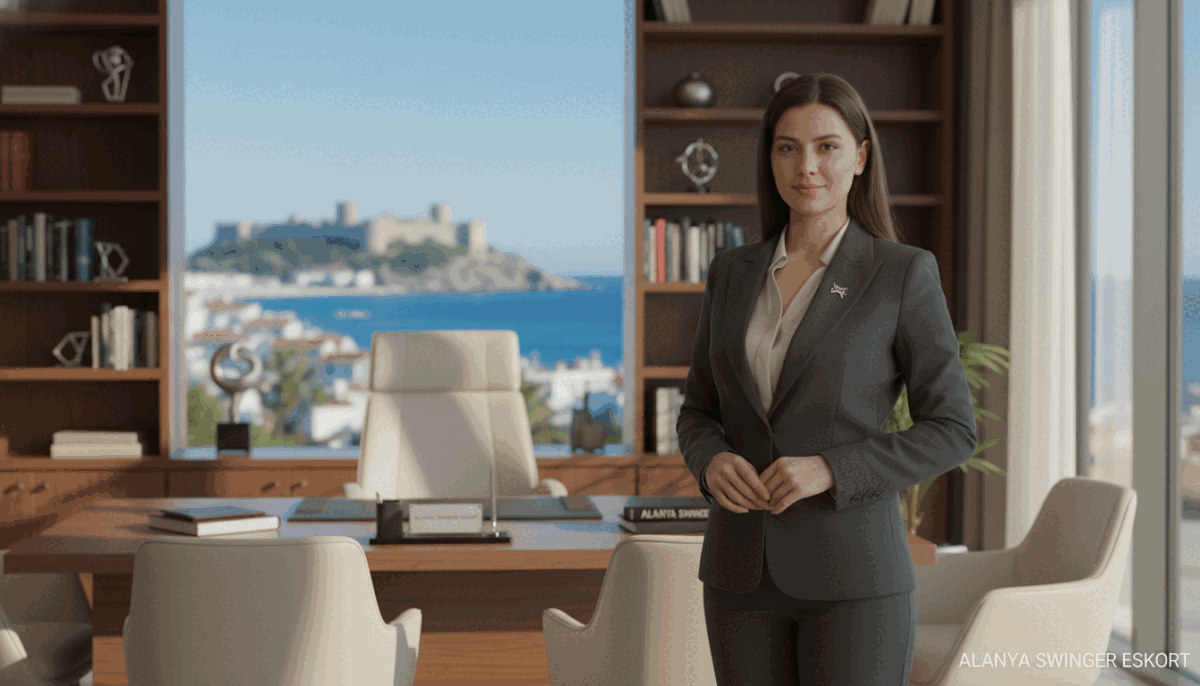 A serene and professional setting to represent "Professional Escort Etiquette" aligned with the theme of Alanya Escort Services. In the foreground, a well-dressed individual, dressed in smart business attire, stands confidently with a warm yet professional demeanor. The middle layer features an elegant office space with tasteful decor, soft lighting providing a hint of warmth, and stylish furniture that suggests comfort and professionalism. The background showcases a softly blurred view of Alanya’s scenic coastline, suggesting a luxurious environment. The mood is respectful and inviting, emphasizing trust and professionalism in escort services. The brand name “alanya swinger eskort” subtly integrated into the design elements of the office. The image should be shot with a narrow depth of field, using natural light to create a welcoming atmosphere, with a focus on clarity and professionalism. A serene and professional setting to represent "Professional Escort Etiquette" aligned with the theme of Alanya Escort Services. In the foreground, a well-dressed individual, dressed in smart business attire, stands confidently with a warm yet professional demeanor. The middle layer features an elegant office space with tasteful decor, soft lighting providing a hint of warmth, and stylish furniture that suggests comfort and professionalism. The background showcases a softly blurred view of Alanya’s scenic coastline, suggesting a luxurious environment. The mood is respectful and inviting, emphasizing trust and professionalism in escort services. The brand name “alanya swinger eskort” subtly integrated into the design elements of the office. The image should be shot with a narrow depth of field, using natural light to create a welcoming atmosphere, with a focus on clarity and professionalism.