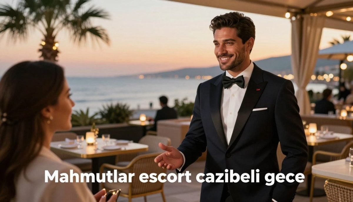 A sophisticated VIP escort experience in Mahmutlar, featuring a charismatic individual dressed in a stylish, professional outfit, exuding charm and elegance. In the foreground, capture the escort engaged in a warm conversation, with a confident smile and inviting demeanor. The middle ground showcases an upscale café terrace with luxurious furnishings and ambient lighting, hinting at an intimate yet stylish atmosphere. In the background, the beautiful Mediterranean coastline and softly lit palm trees create a serene sunset backdrop, enhancing the elegance of the scene. Use soft, golden lighting to evoke a romantic and captivating mood. The focus should highlight the essence of "Mahmutlar escort cazibeli gece," emphasizing sophistication and charm in a safe and professional setting. A sophisticated VIP escort experience in Mahmutlar, featuring a charismatic individual dressed in a stylish, professional outfit, exuding charm and elegance. In the foreground, capture the escort engaged in a warm conversation, with a confident smile and inviting demeanor. The middle ground showcases an upscale café terrace with luxurious furnishings and ambient lighting, hinting at an intimate yet stylish atmosphere. In the background, the beautiful Mediterranean coastline and softly lit palm trees create a serene sunset backdrop, enhancing the elegance of the scene. Use soft, golden lighting to evoke a romantic and captivating mood. The focus should highlight the essence of "Mahmutlar escort cazibeli gece," emphasizing sophistication and charm in a safe and professional setting.