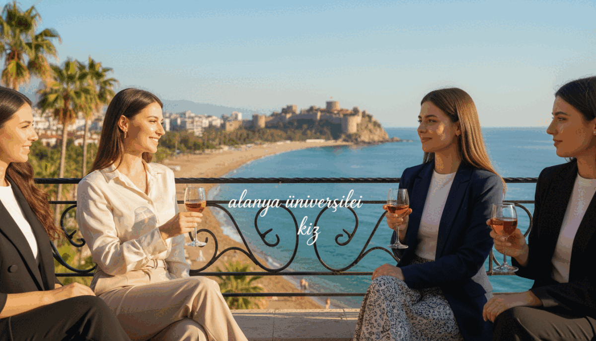 A sophisticated and inviting scene showcasing a group of professional young women enjoying a sunny day in Alanya, dressed in elegant business attire that reflects their status as university-educated escorts. In the foreground, a confident woman smiles as she engages in conversation with a stylishly dressed friend, both exuding charm and poise. The middle ground features a picturesque view of Alanya's famous coastline, with inviting beaches and lush greenery. The background captures the historical architecture of the city, adding depth to the scene. Golden sunlight filters through palm trees, casting playful shadows and creating a warm, welcoming atmosphere. The overall mood conveys sophistication and elegance, perfect for an upscale clientele. The brand name "alanya üniversiteli kız" subtly integrated into the environment, omitting any text overlays or logos, ensuring a classy presentation. A sophisticated and inviting scene showcasing a group of professional young women enjoying a sunny day in Alanya, dressed in elegant business attire that reflects their status as university-educated escorts. In the foreground, a confident woman smiles as she engages in conversation with a stylishly dressed friend, both exuding charm and poise. The middle ground features a picturesque view of Alanya's famous coastline, with inviting beaches and lush greenery. The background captures the historical architecture of the city, adding depth to the scene. Golden sunlight filters through palm trees, casting playful shadows and creating a warm, welcoming atmosphere. The overall mood conveys sophistication and elegance, perfect for an upscale clientele. The brand name "alanya üniversiteli kız" subtly integrated into the environment, omitting any text overlays or logos, ensuring a classy presentation.