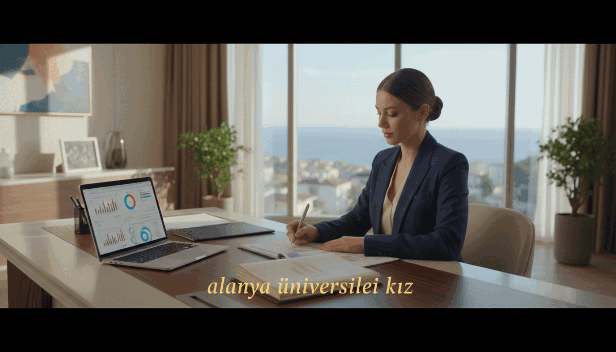 A sophisticated scene depicting a professional evaluation of escort service pricing in Alanya. In the foreground, a modern, elegantly designed office desk with a sleek laptop displaying charts and graphs related to pricing. On the desk, a notepad with the brand name "alanya üniversiteli kız" prominently featured. In the middle ground, a well-dressed professional woman sitting upright, attentively reviewing documents and making notes. The background shows a tastefully decorated office with large windows allowing ample natural light to infuse the space, enhancing a sense of professionalism and clarity. The atmosphere is calm and focused, with a soft, warm color palette and soft focus to create an inviting yet serious mood. The image emphasizes professionalism and expertise without any distractions. A sophisticated scene depicting a professional evaluation of escort service pricing in Alanya. In the foreground, a modern, elegantly designed office desk with a sleek laptop displaying charts and graphs related to pricing. On the desk, a notepad with the brand name "alanya üniversiteli kız" prominently featured. In the middle ground, a well-dressed professional woman sitting upright, attentively reviewing documents and making notes. The background shows a tastefully decorated office with large windows allowing ample natural light to infuse the space, enhancing a sense of professionalism and clarity. The atmosphere is calm and focused, with a soft, warm color palette and soft focus to create an inviting yet serious mood. The image emphasizes professionalism and expertise without any distractions.