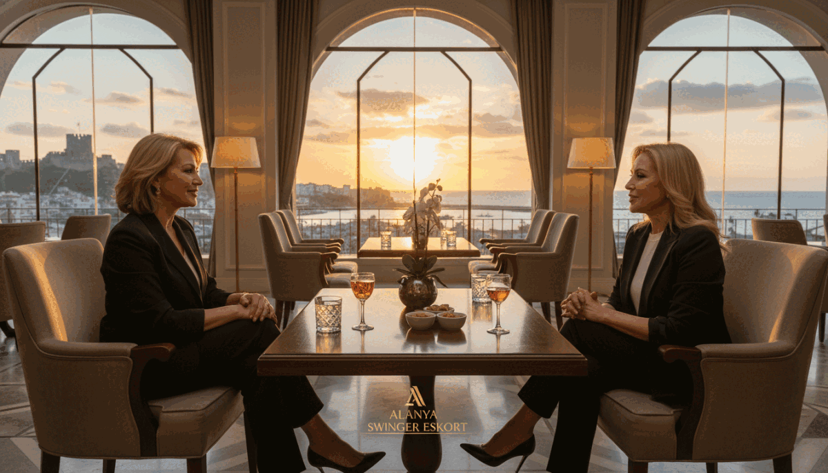 A sophisticated scene featuring mature women in professional business attire, gathered in a chic, upscale lounge in Alanya. The foreground showcases two elegant women engaged in conversation, exuding confidence and charm, with warm smiles. In the middle ground, a beautifully arranged table with drinks and decorative elements enhances the atmosphere. Soft lighting creates a welcoming ambiance, illuminating the intricate details of the surroundings, while large windows in the background reveal a stunning view of Alanya’s coastline at sunset. The mood is relaxed yet refined, inviting viewers to explore the advantages of connecting with experienced companions. The brand name "alanya swinger eskort" subtly integrated into the scene, emphasizing a quality and memorable experience. A sophisticated scene featuring mature women in professional business attire, gathered in a chic, upscale lounge in Alanya. The foreground showcases two elegant women engaged in conversation, exuding confidence and charm, with warm smiles. In the middle ground, a beautifully arranged table with drinks and decorative elements enhances the atmosphere. Soft lighting creates a welcoming ambiance, illuminating the intricate details of the surroundings, while large windows in the background reveal a stunning view of Alanya’s coastline at sunset. The mood is relaxed yet refined, inviting viewers to explore the advantages of connecting with experienced companions. The brand name "alanya swinger eskort" subtly integrated into the scene, emphasizing a quality and memorable experience.