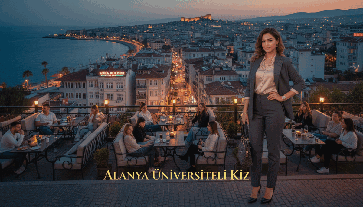 A stylish, sophisticated Alanya cityscape at dusk, showcasing a bustling street with elegant cafes and vibrant nightlife. In the foreground, depict a confident young woman dressed in professional business attire, projecting an air of professionalism and allure, representing "alanya üniversiteli kız." The middle ground features a cozy cafe terrace filled with people, highlighting a sense of security and discretion. The soft, warm lighting creates an inviting atmosphere, with neon signs faintly glowing in the background but not overpowering the scene. Use a slightly elevated angle to capture the dynamic urban energy while maintaining a focus on the woman. The overall mood is classy and safe, reflecting the advantages of young escort services in Alanya. A stylish, sophisticated Alanya cityscape at dusk, showcasing a bustling street with elegant cafes and vibrant nightlife. In the foreground, depict a confident young woman dressed in professional business attire, projecting an air of professionalism and allure, representing "alanya üniversiteli kız." The middle ground features a cozy cafe terrace filled with people, highlighting a sense of security and discretion. The soft, warm lighting creates an inviting atmosphere, with neon signs faintly glowing in the background but not overpowering the scene. Use a slightly elevated angle to capture the dynamic urban energy while maintaining a focus on the woman. The overall mood is classy and safe, reflecting the advantages of young escort services in Alanya.
