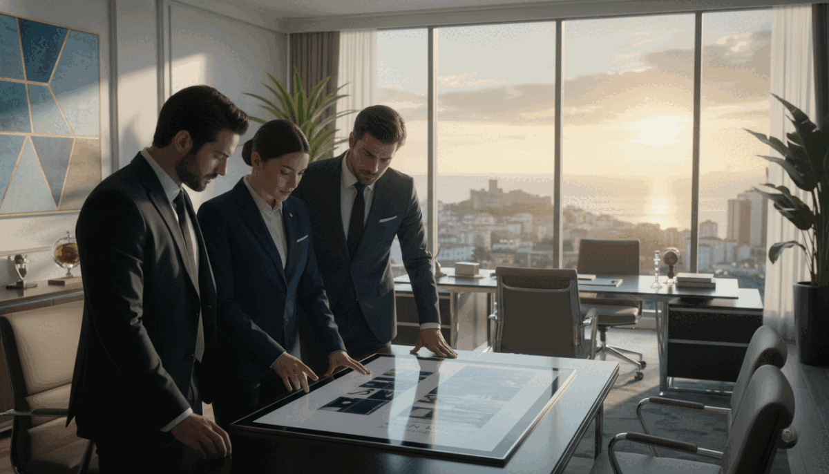 A trustworthy service provider in a professional setting, capturing the essence of "alanya swinger eskort". The scene is set in an elegant, well-lit office environment. In the foreground, a diverse group of three individuals, dressed in smart business attire, discuss services over a digital tablet, their expressions focused and engaged. In the middle ground, well-organized office furniture and a large window displaying Alanya's scenic skyline, with a soft, warm light streaming in, creating an inviting atmosphere. The background features tasteful abstract art and potted plants, enhancing the professionalism of the space. The overall mood is one of reliability, professionalism, and safety, reflecting the importance of trustworthy services. A trustworthy service provider in a professional setting, capturing the essence of "alanya swinger eskort". The scene is set in an elegant, well-lit office environment. In the foreground, a diverse group of three individuals, dressed in smart business attire, discuss services over a digital tablet, their expressions focused and engaged. In the middle ground, well-organized office furniture and a large window displaying Alanya's scenic skyline, with a soft, warm light streaming in, creating an inviting atmosphere. The background features tasteful abstract art and potted plants, enhancing the professionalism of the space. The overall mood is one of reliability, professionalism, and safety, reflecting the importance of trustworthy services.